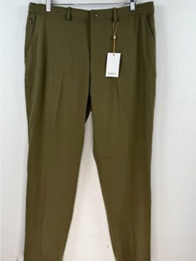 Quince Olive Green Slim Chino Pants for Men